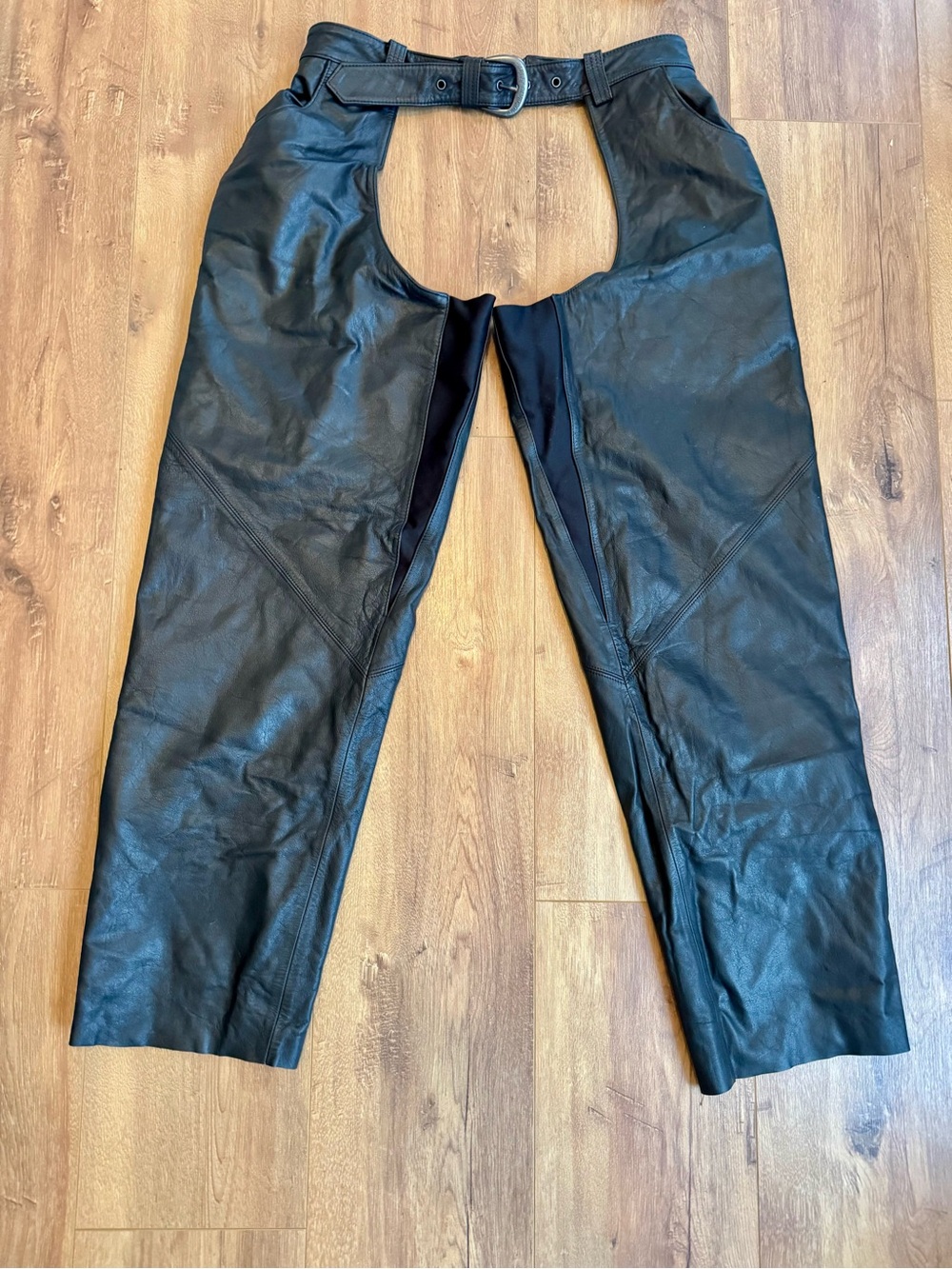 Harley Davidson Women’s Black Leather Motorcycle Chaps